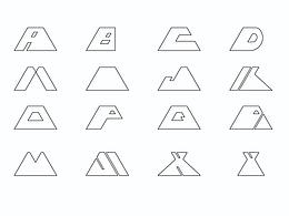 梯形的26個(gè)大寫(xiě)英文字母