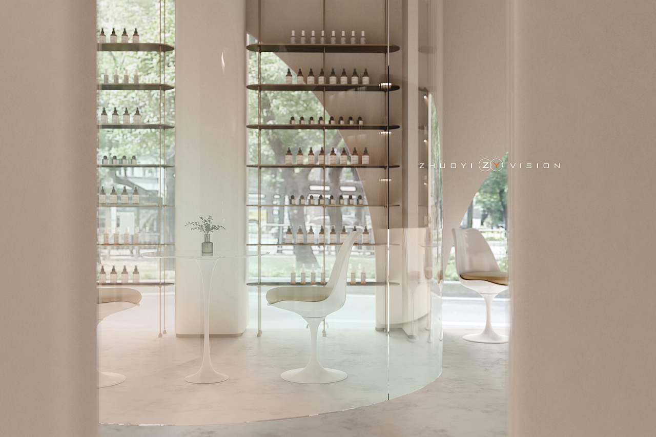 美容院设计表现（图ZMjg0MTc4MjM2） - 商业空间设计 - 站酷设计师硺艺数字表现原创素材 - 站酷ZCOOL