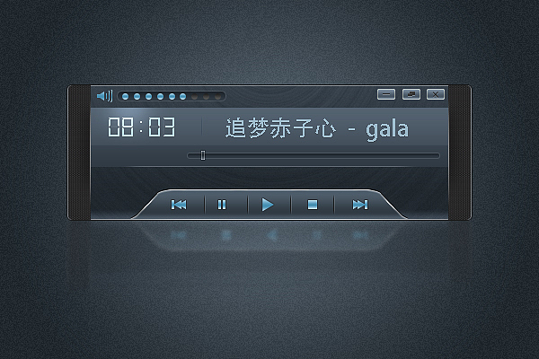 音乐播放器（图ZMTIwMDQwOTI=） - 主题/皮肤 - 站酷设计师jesonzhou原创素材 - 站酷ZCOOL
