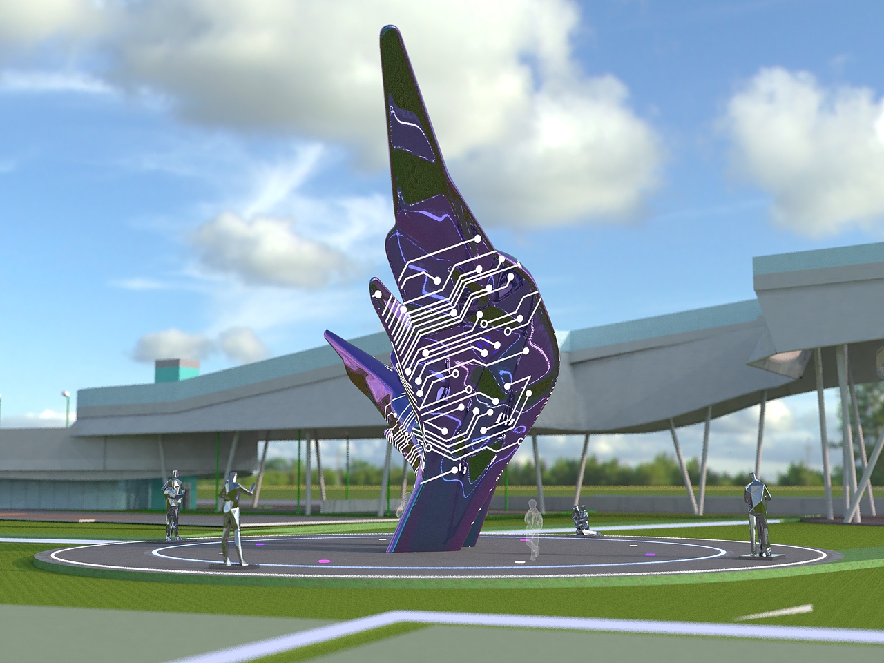 《飞翔之翼》（图ZMzM5MTQzMTY0） - 雕塑 - 站酷设计师袁启成原创素材 - 站酷ZCOOL