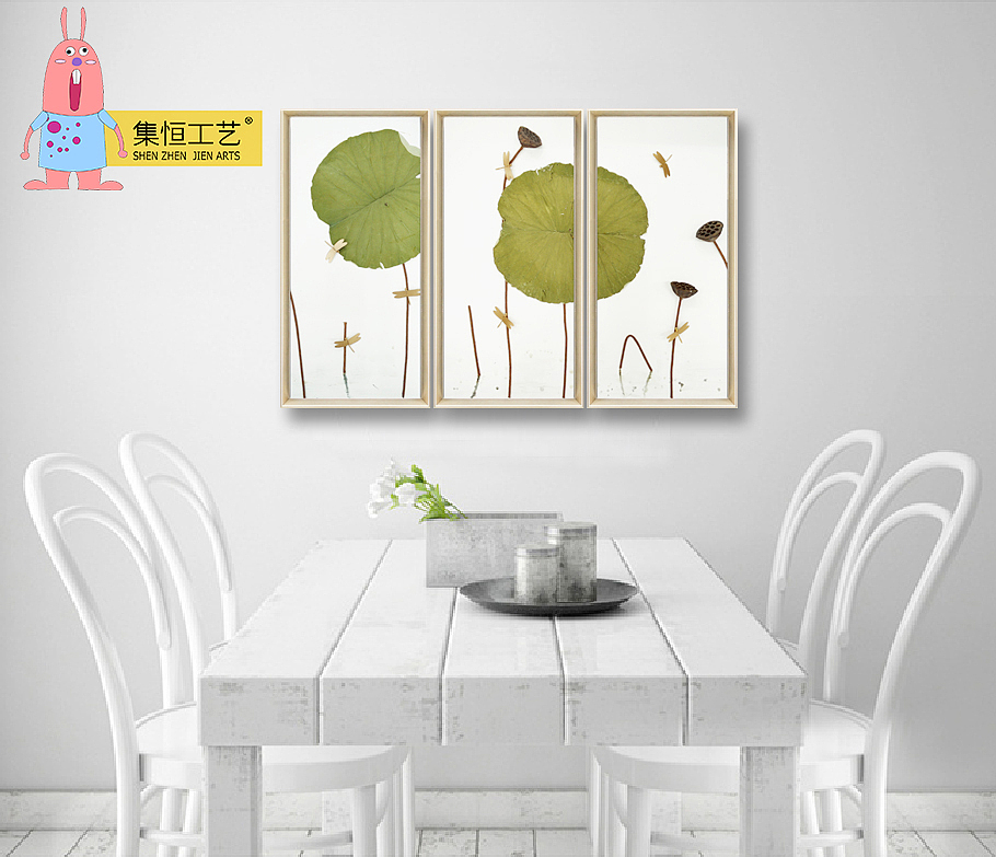 实物画；装饰画、效果图、国画、大堂挂画、饰品、摆件、软装配画、室内设计、整体软装、圆框（图ZNjg2ODE4MTI=） - 工艺品设计 - 站酷设计师集恒工艺实物画原创素材 - 站酷ZCOOL