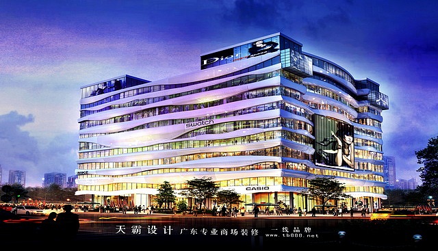 天霸设计公司携手梧州商业空间设计客户掀起设计热潮（图ZODkyMzExNzY=） - 建筑设计 - 站酷设计师专业购物中心设计原创素材 - 站酷ZCOOL