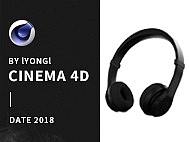 C4D,耳机,海报,3D,banner
