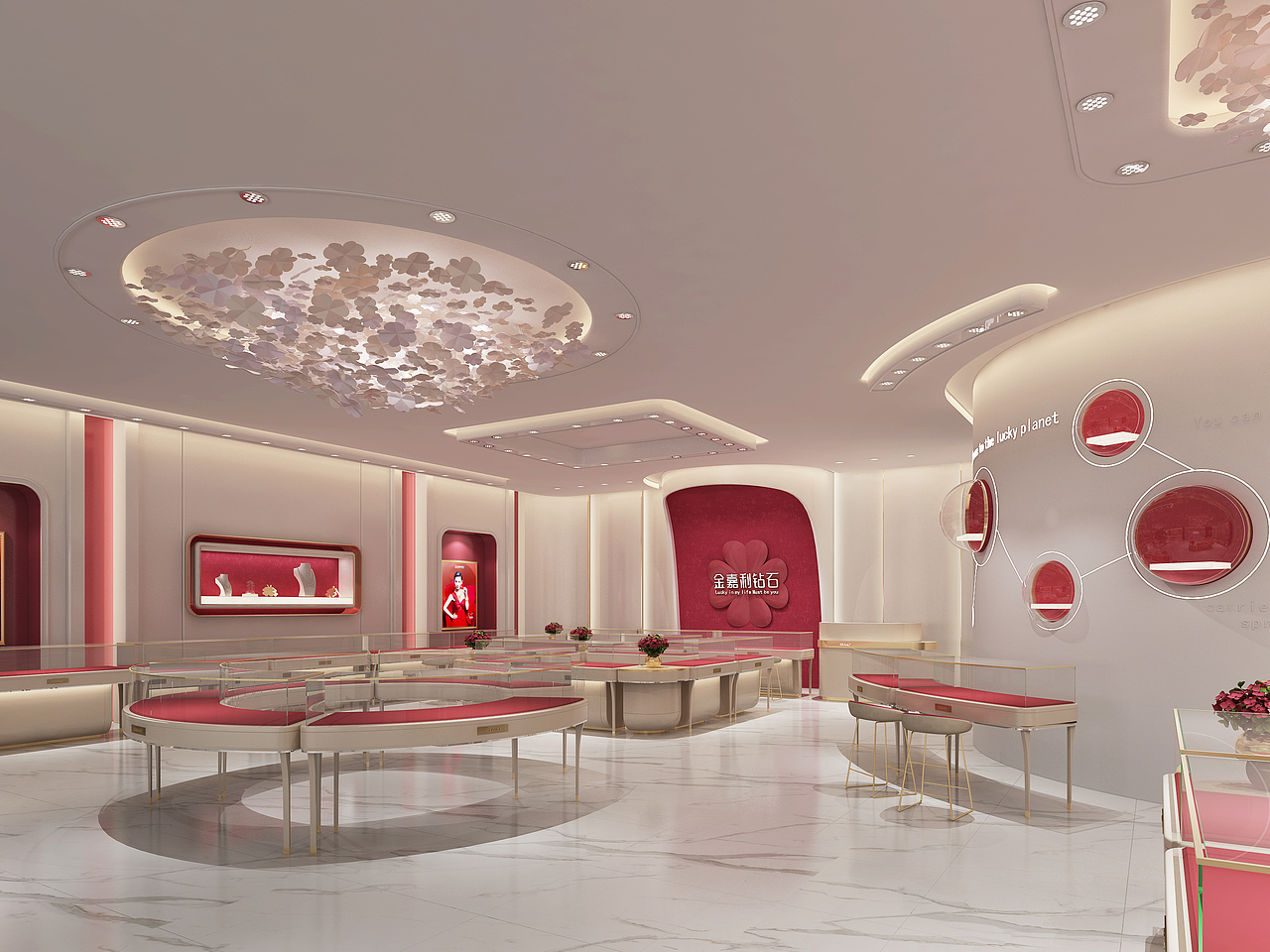 木可智慧原创设计-金嘉利钻石珠宝SI空间设计（图ZMTE5NTE0NTc2） - 家装设计 - 站酷设计师木可设计原创素材 - 站酷ZCOOL