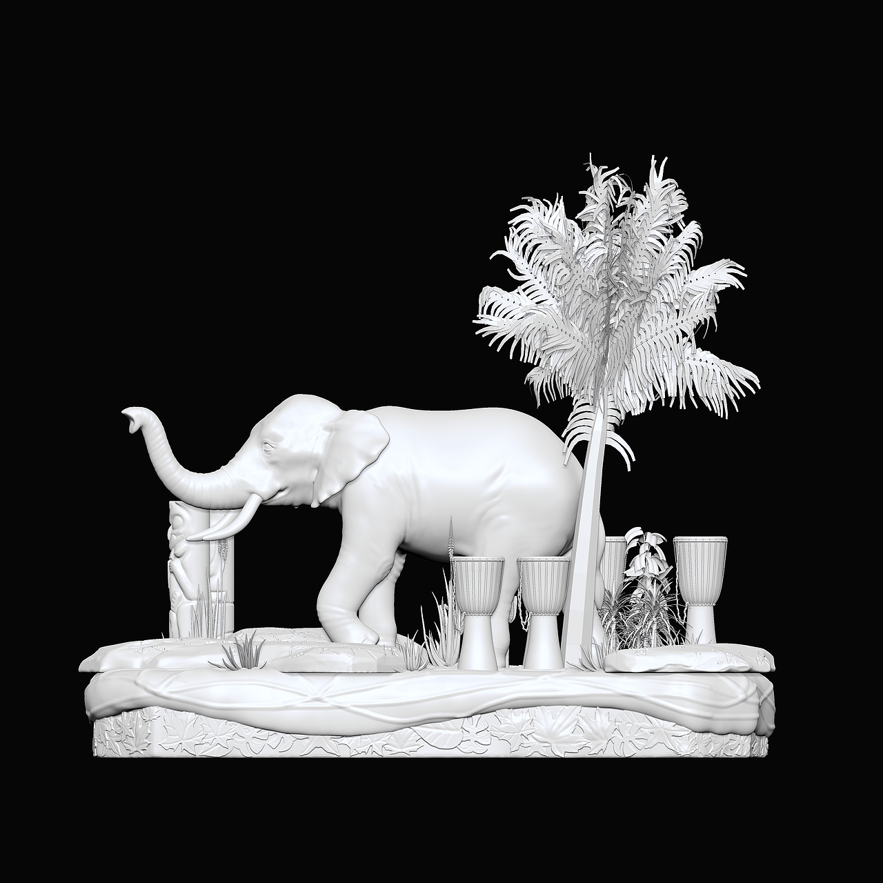 户外实景演出雕塑车台（图ZMjQ0MzkxOTE2） - 雕塑 - 站酷设计师倪尚原创素材 - 站酷ZCOOL