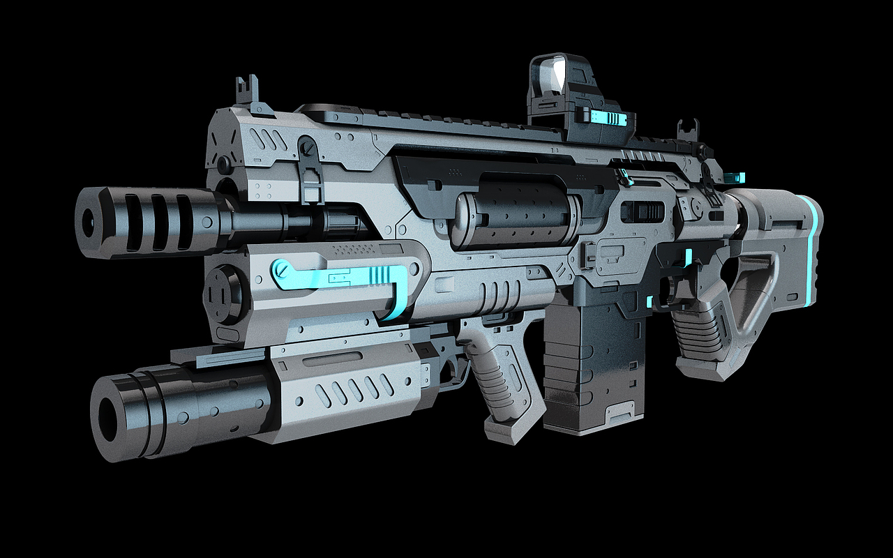 36小时精心制作游戏科技枪电影枪