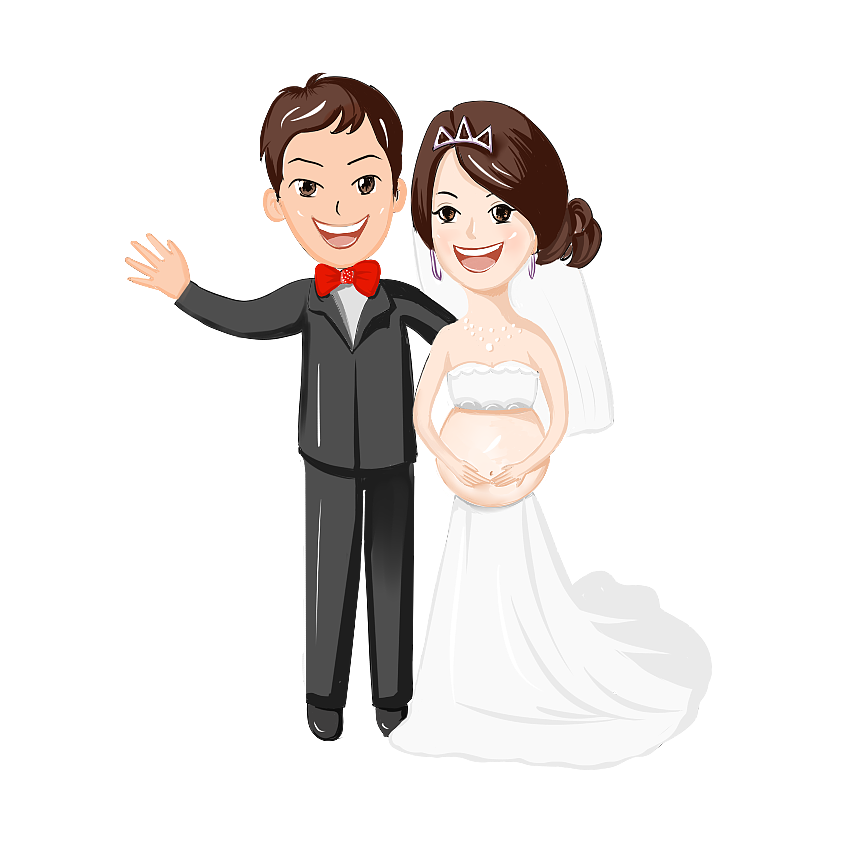 不久我发现我怀了宝宝,我们两商量了一下挑了一个良辰吉日,在宝宝还没出生之前结婚了