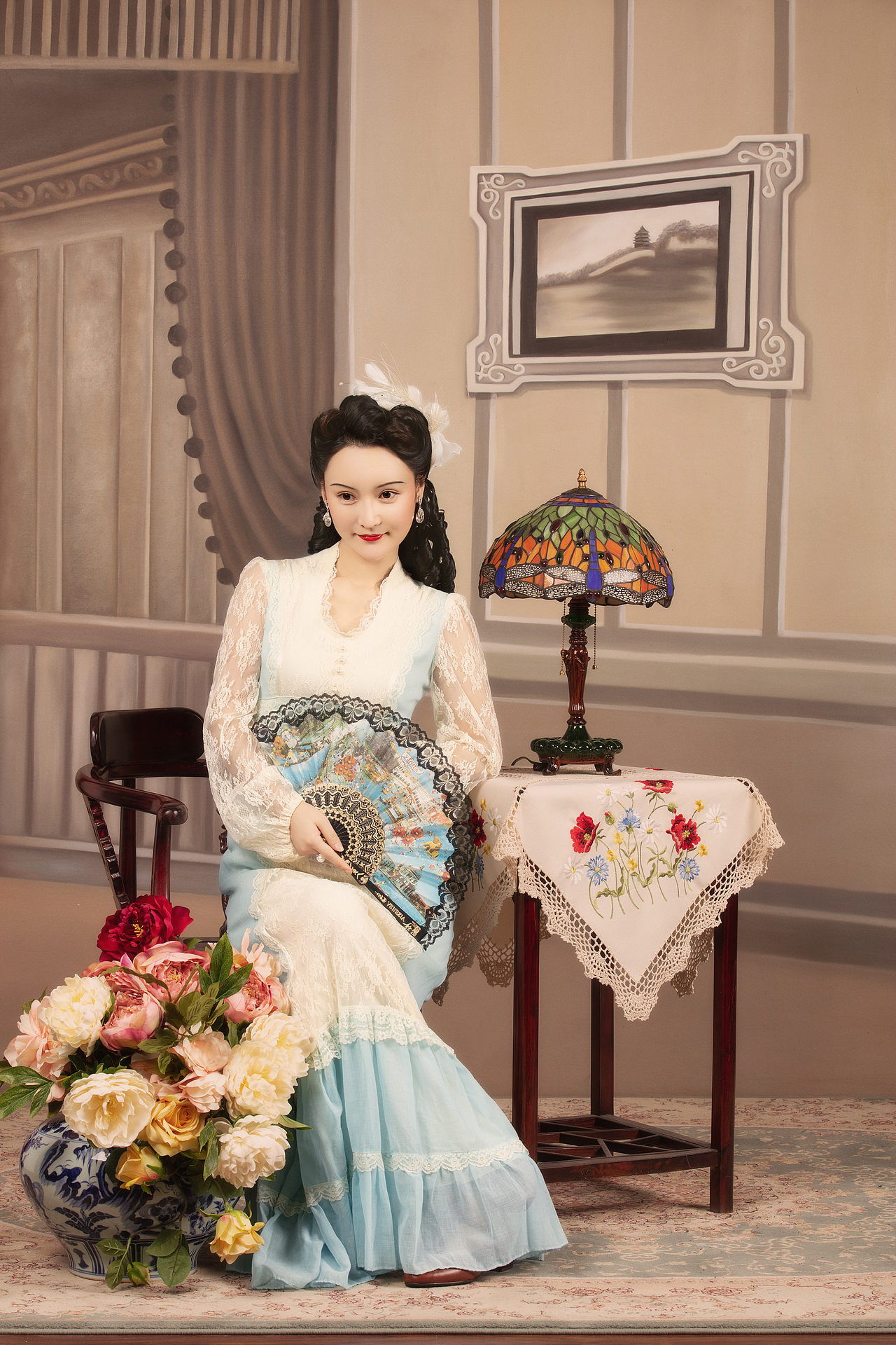 民国贵族名媛-古着小礼服