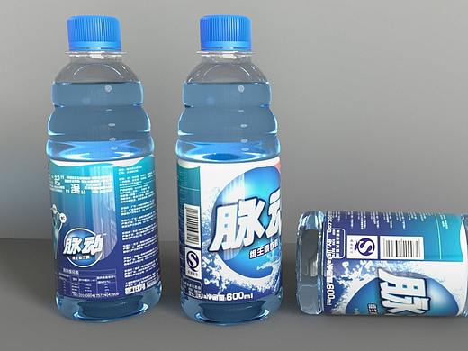 C4D建模渲染脉动饮料