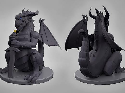 劍龍（個(gè)人主頁-ZNTgwMTU4MjA=） - 人物/生物 - 站酷設(shè)計(jì)師羅俊超原創(chuàng)素材 - 站酷ZCOOL