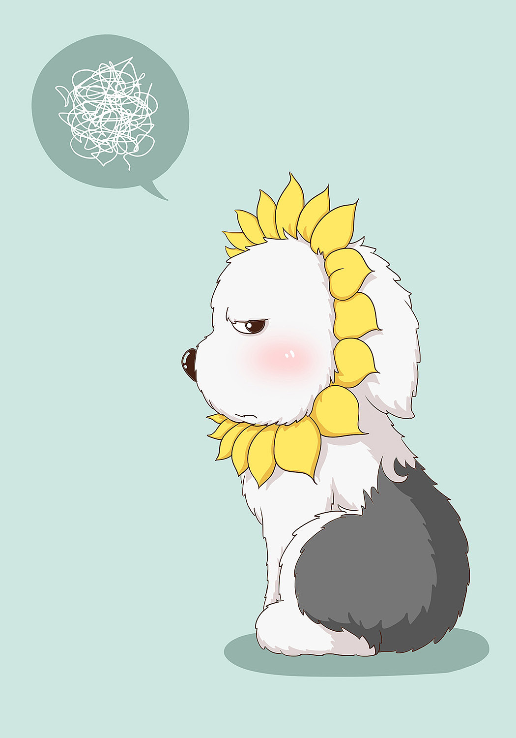 狗狗－姣婆乐（图ZMzM5NzU0OTI=） - 商业插画 - 站酷设计师芥末小E原创素材 - 站酷ZCOOL