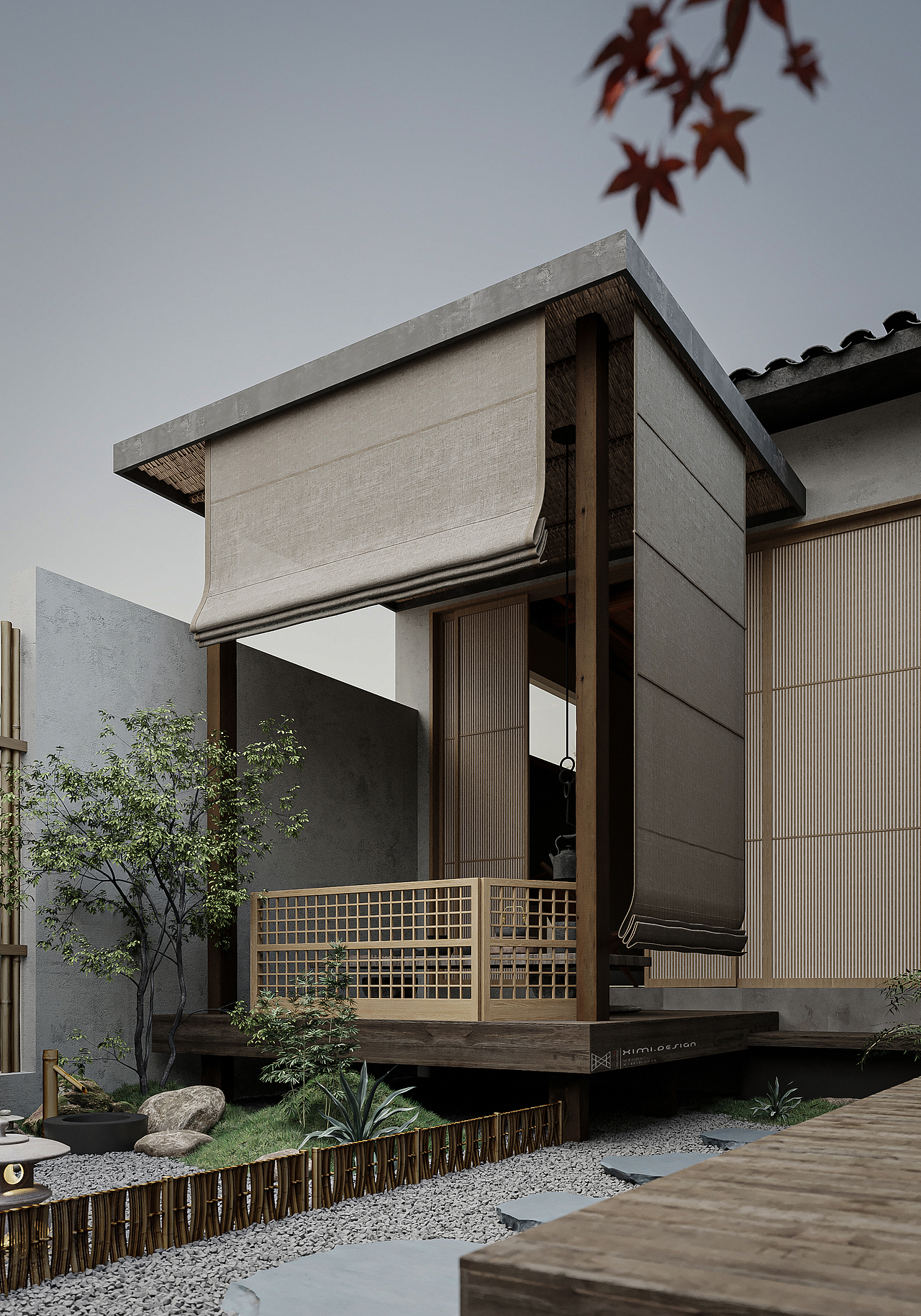 XIMI DESIGN新作丨避世民宿设计 - 见山