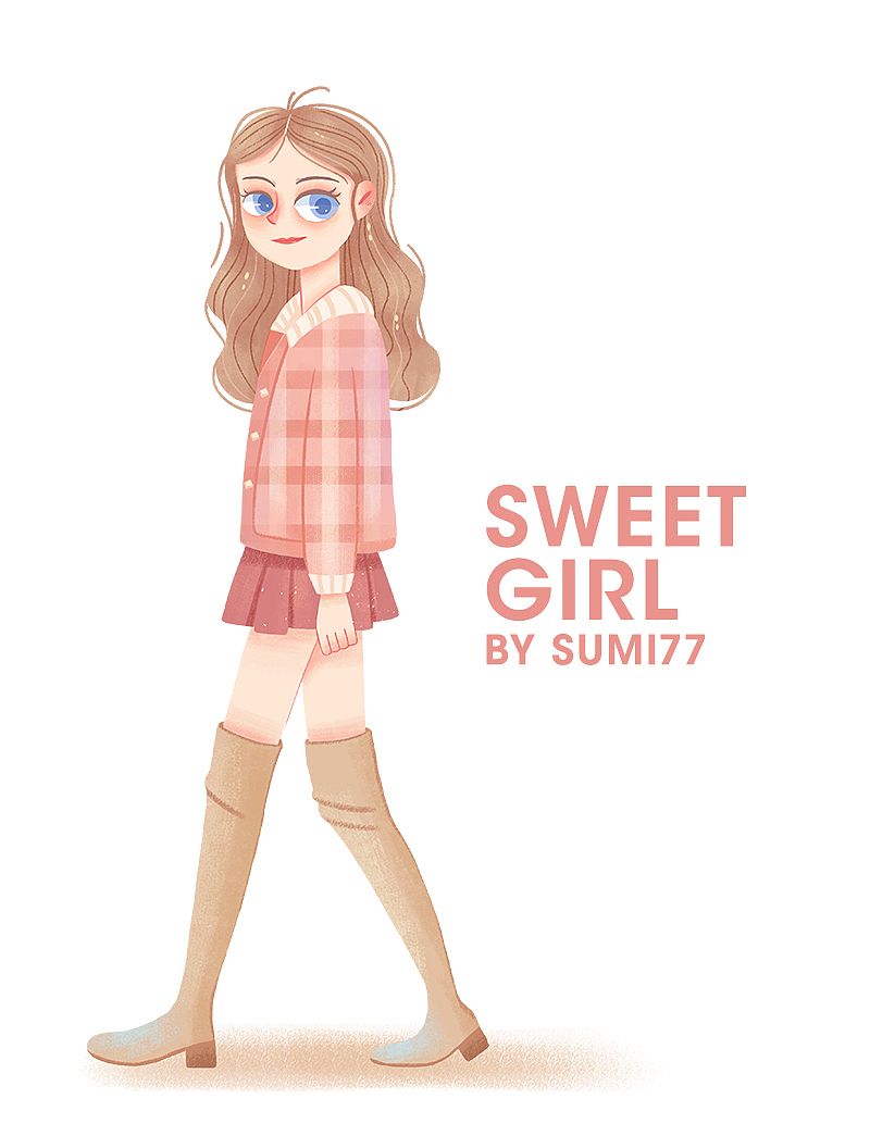 Sweet Girl 合集（图ZMTgyMzMxOTAw） - 创作习作 - 站酷设计师苏米七七de原创素材 - 站酷ZCOOL