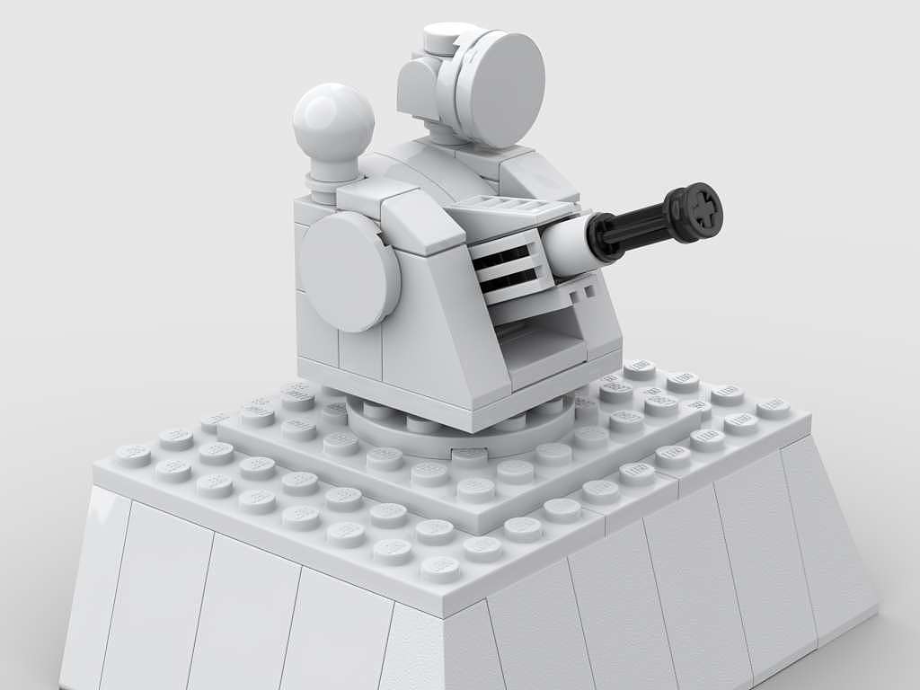 1130近防炮乐高搭建