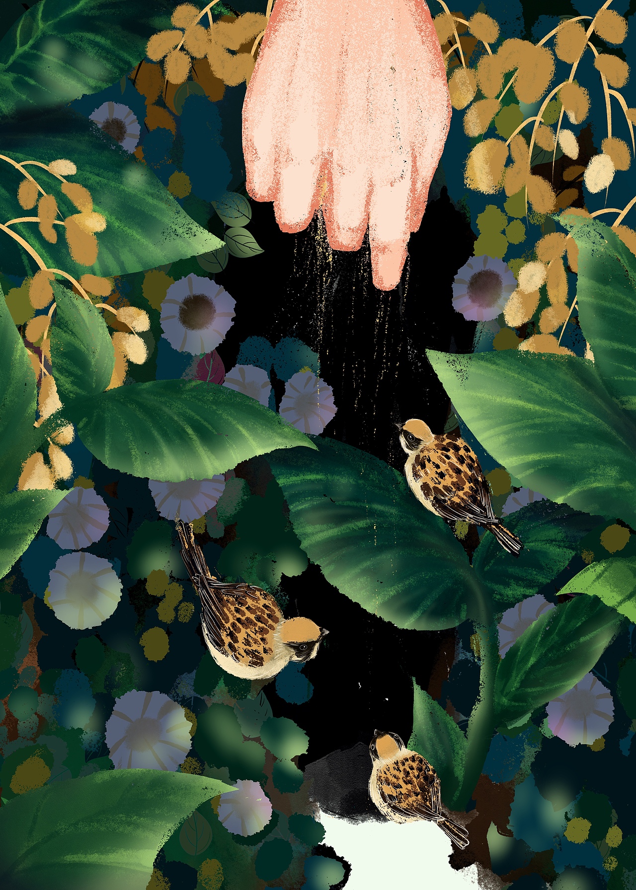 系列插画-《同·手·同·脚》（图ZMjMwNDA2MTAw） - 创作习作 - 站酷设计师棠朝原创素材 - 站酷ZCOOL
