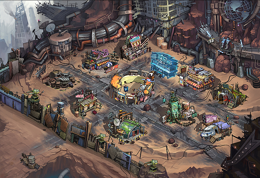 主城的地图设定