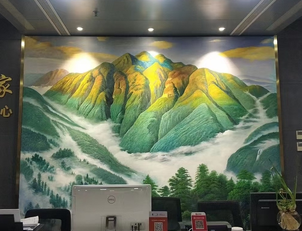 前台手绘壁画（图ZMjk0MjAwNzUy） - 绘画 - 站酷设计师肖志原创素材 - 站酷ZCOOL