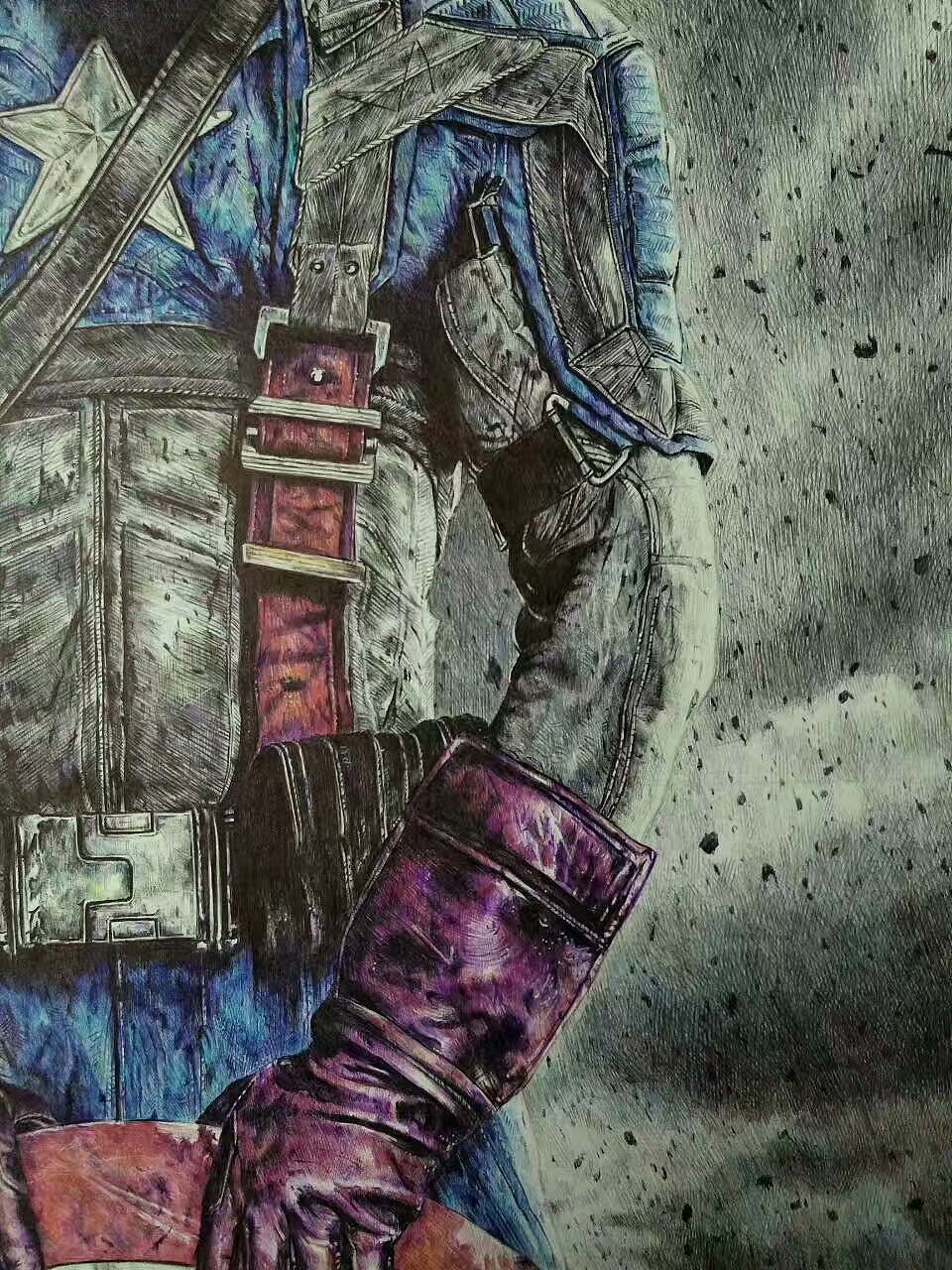 圆珠笔美国队长