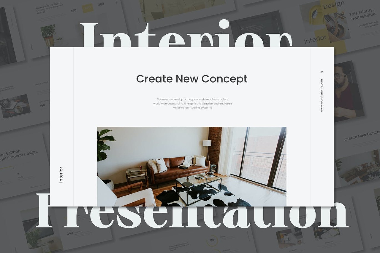 简约专业大数据ppt设计