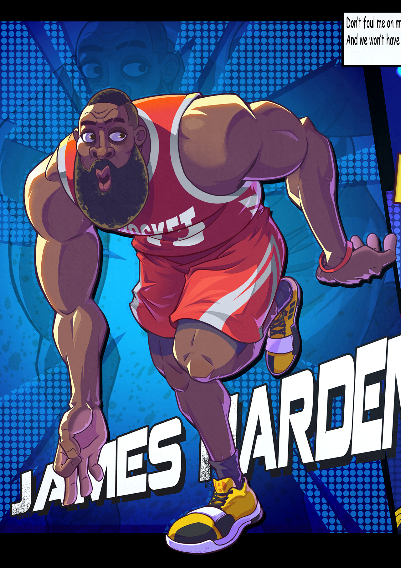 nba人物美式风格