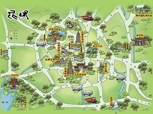 地区导览图（个人主页-ZMzM5MTMwNTY=） - 商业插画 - 站酷设计师创艺君原创素材 - 站酷ZCOOL