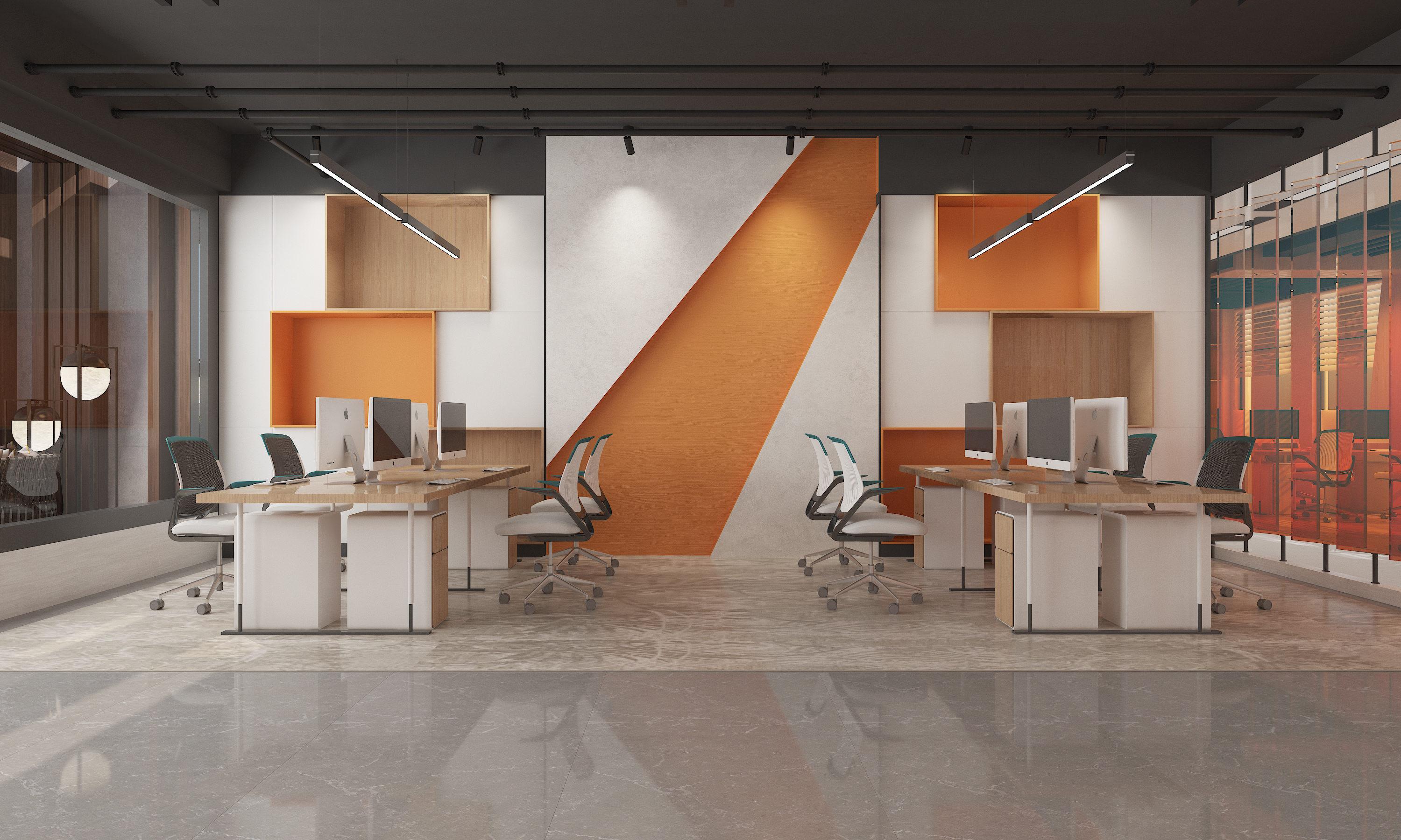 办公工装|空间|商业空间设计|elliot七 - 原创作品 - 站酷 (zcool)