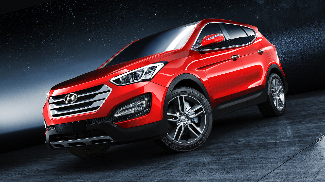Hyundai_Santa_Fe_Sport渲染练习