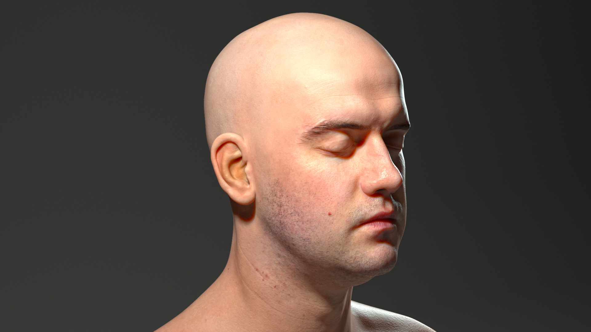 blender 皮肤练习|三维|人物/生物|萧凡大人 - 原创作品 - 站酷