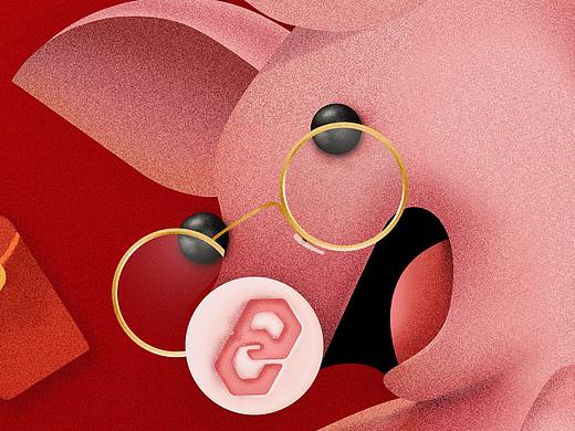 猪年大吉9张猪年壁纸