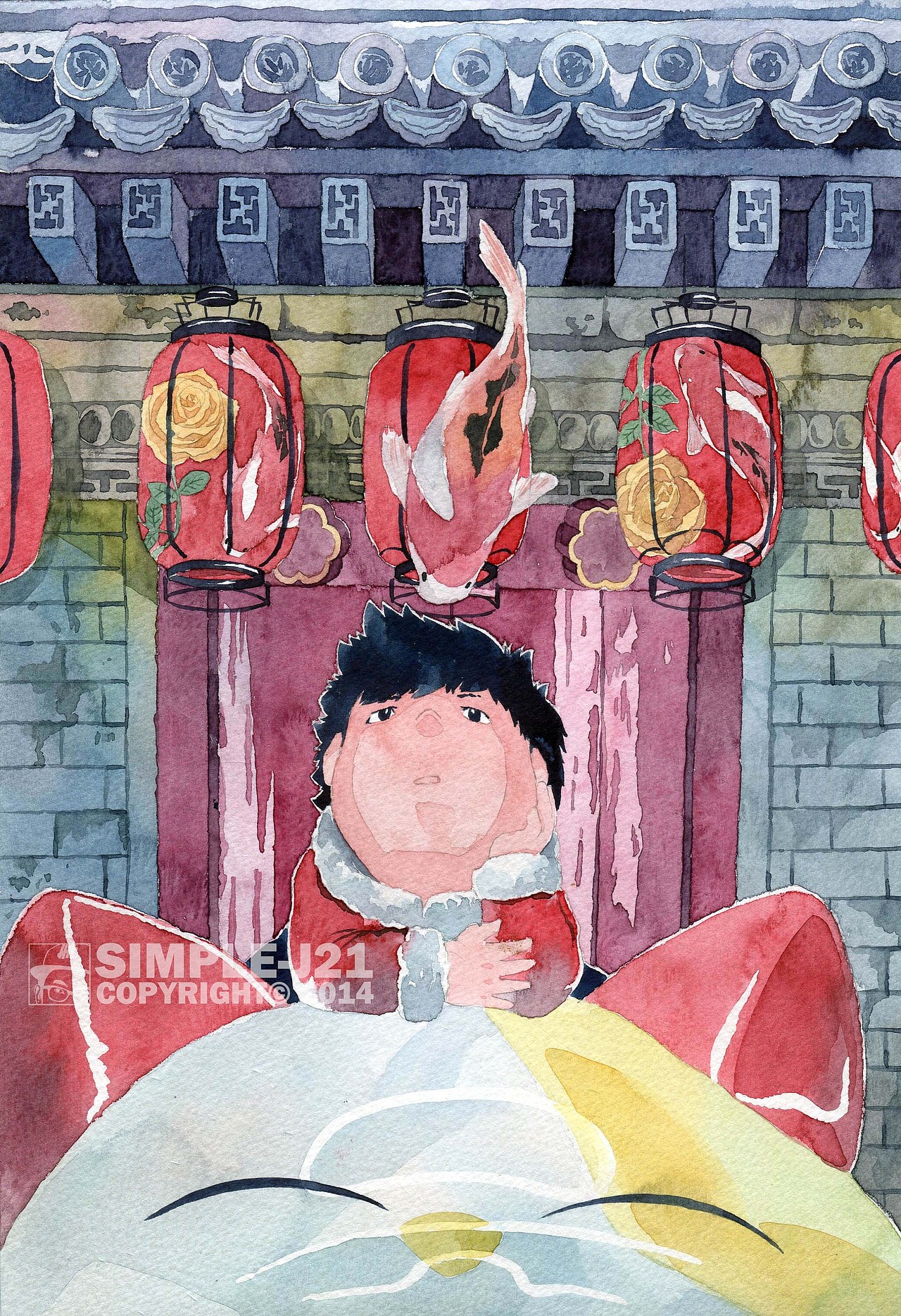 新年主题插画（图ZMjEzMzcwMzI=） - 商业插画 - 站酷设计师CHOCO__原创素材 - 站酷ZCOOL