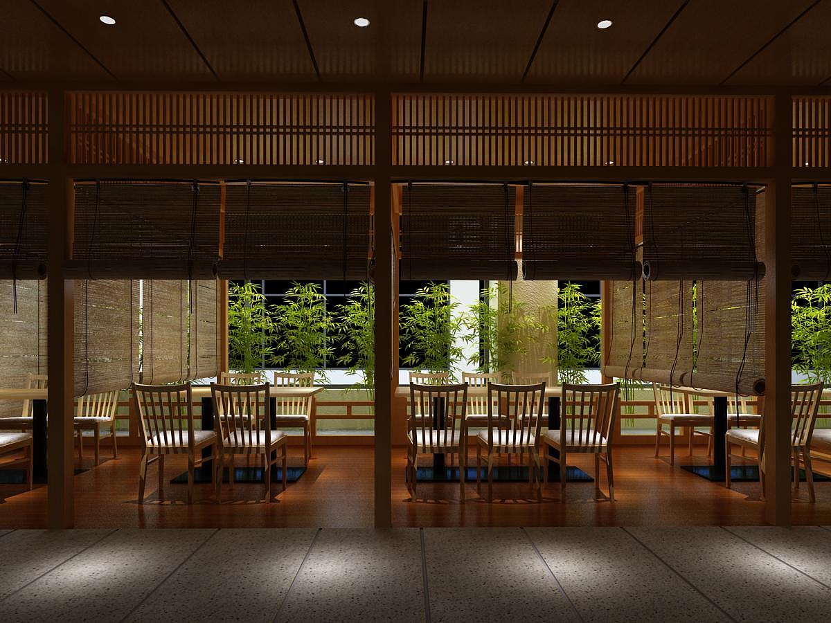 咸阳日式料理店装修案例