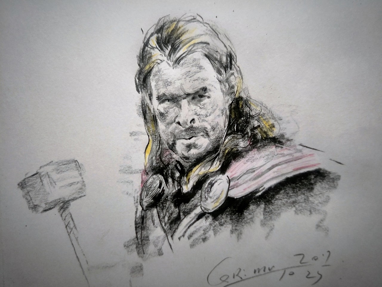 大学(3)风景速写/电影人物篇（图ZOTU0MzU4MTY=） - 绘画 - 站酷设计师额日禾木原创素材 - 站酷ZCOOL