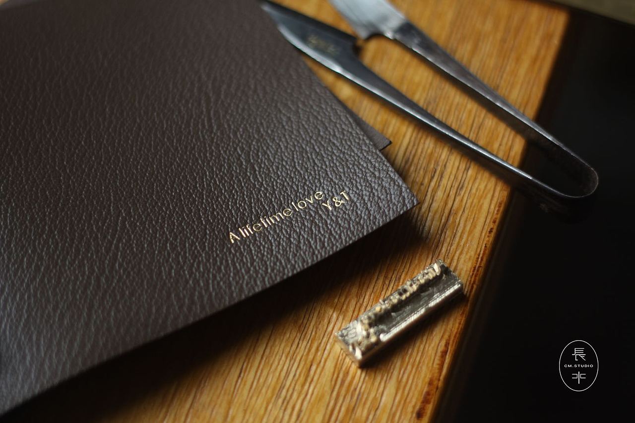 手工皮具 爱马仕法国山羊皮短夹 烫金