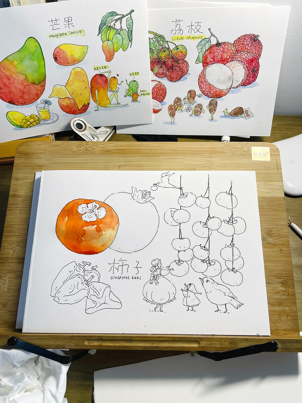 《水果的秘密》（图ZMjgxMTU1MjI4） - 创作习作 - 站酷设计师灰猫大米原创素材 - 站酷ZCOOL