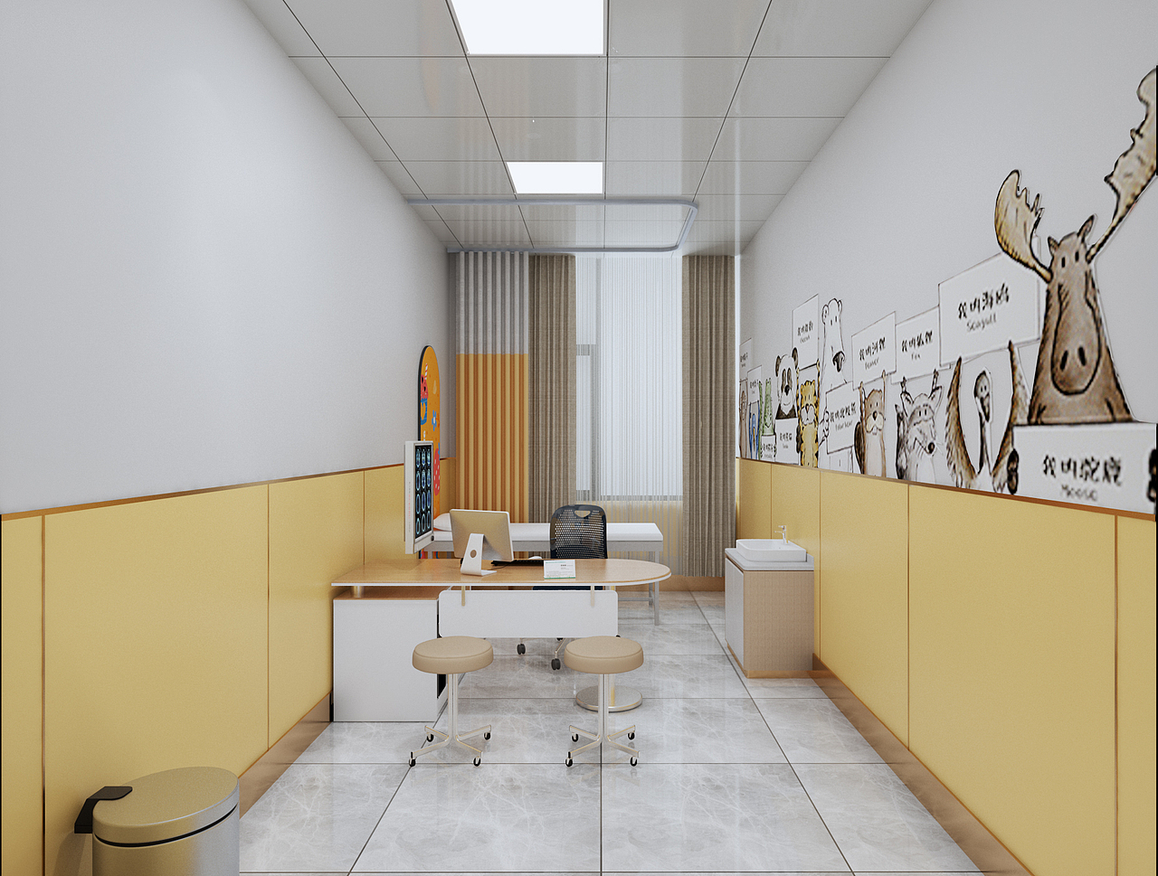 儿科门诊设计方案（图ZMzgxODk0MDA0） - 商业空间设计 - 站酷设计师1264002763原创素材 - 站酷ZCOOL