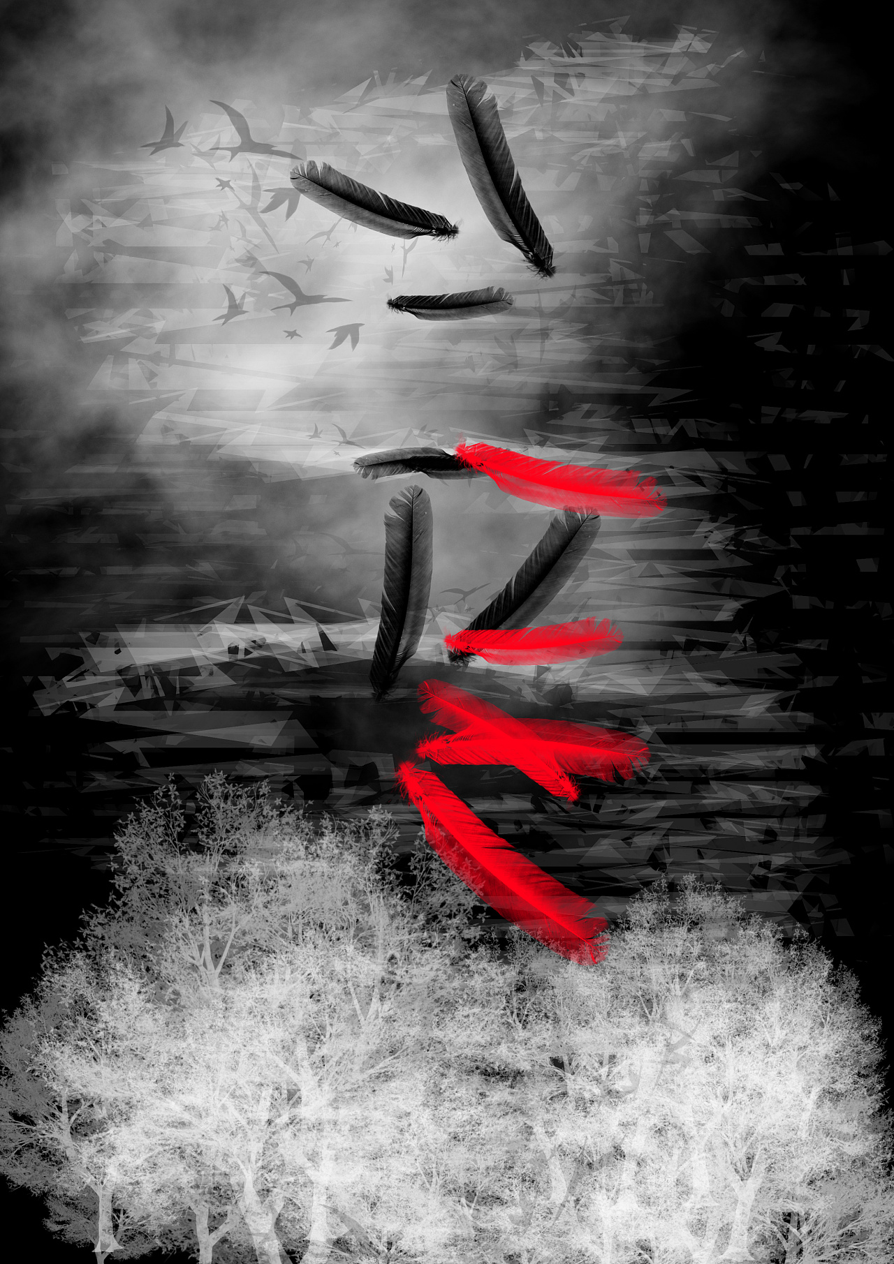 果酱女王插画作品《囚鸟》|插画|商业插画|画家俞果 - 原创作品