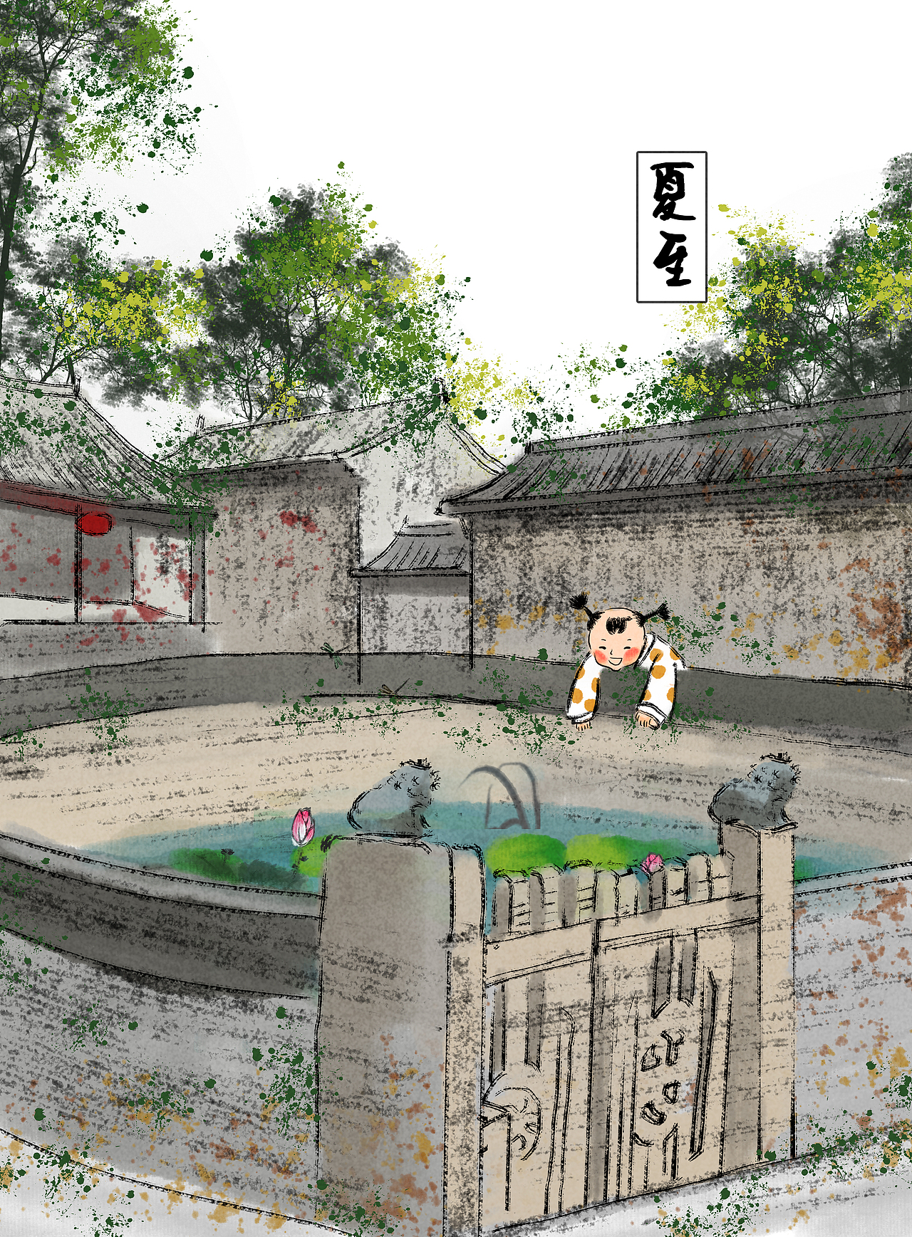 张壁古堡二十四节气（图ZMTUwNzIzMDQ0） - 艺术插画 - 站酷设计师哩盐原创素材 - 站酷ZCOOL