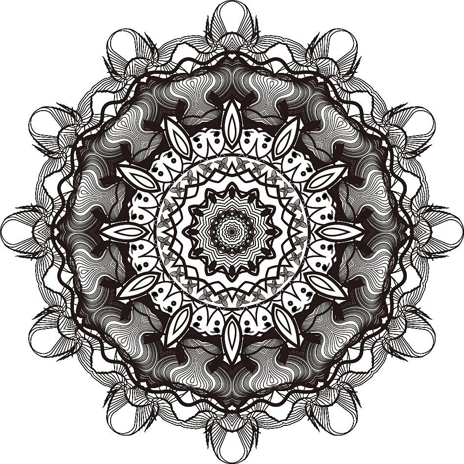 曼陀罗（图ZMTU4MDUzOTMy） - 图案 - 站酷设计师chresh原创素材 - 站酷ZCOOL