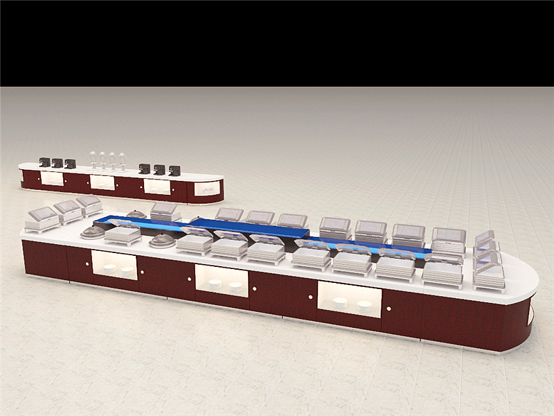 食堂餐厅取餐台定制，组合式移动布菲台 大理石布菲台（图ZMTg0MDA2NTQ0） - 生活用品 - 站酷设计师自助餐台布菲台原创素材 - 站酷ZCOOL