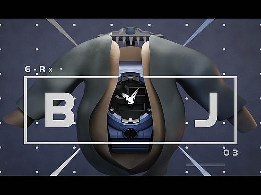 自建模手表动画练习