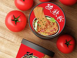 酸辣粉字体设计