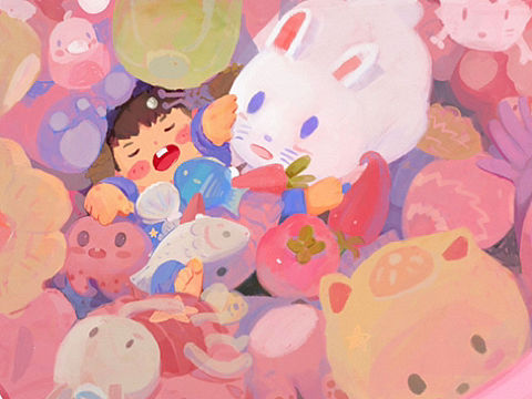 门票(个人主页-ZNjQyOTkwMjQ=) - 绘本 - 站酷设计师粥河豚原创素材 - 站酷ZCOOL