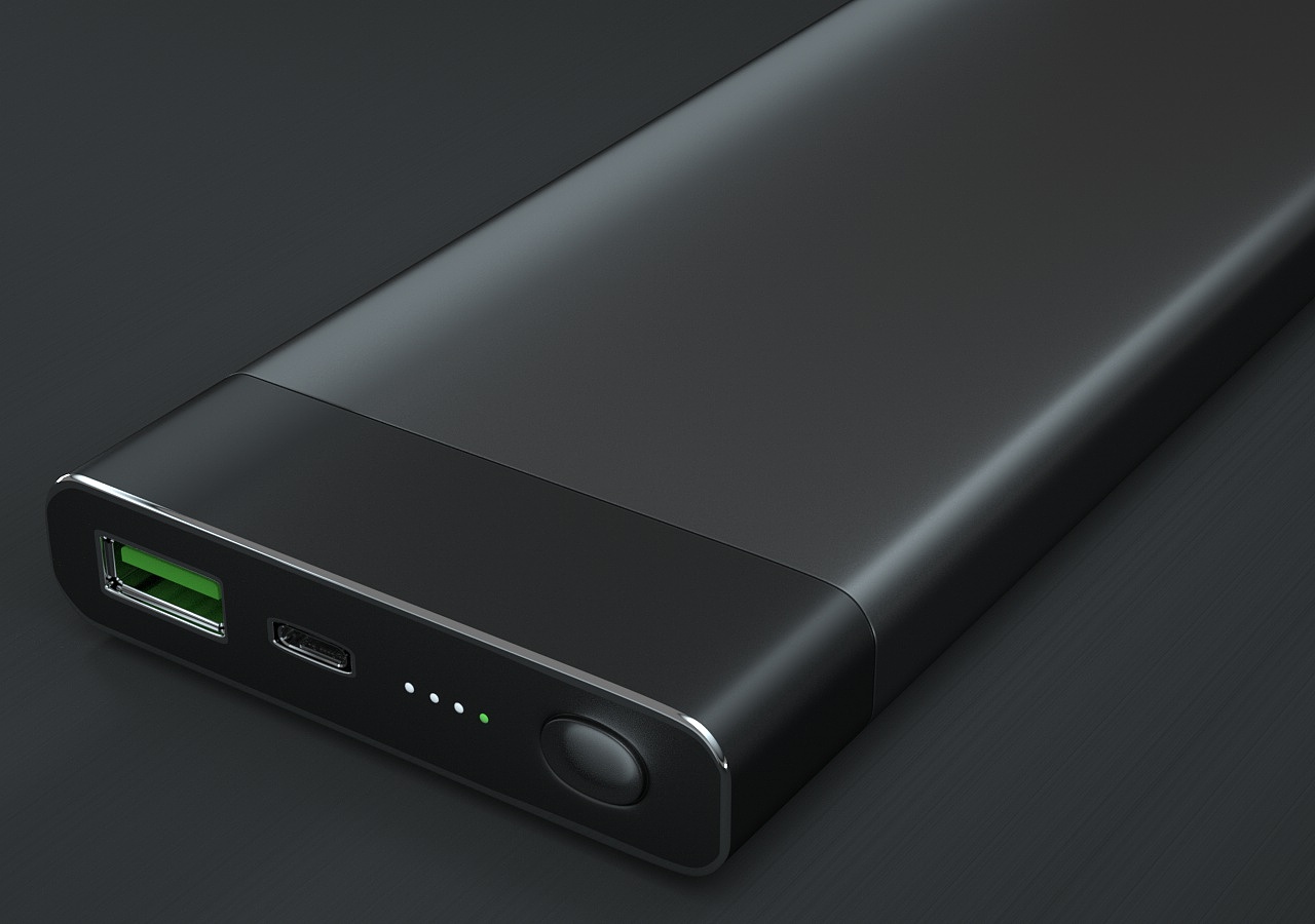 充电宝c4d建模oc渲染无ps后期