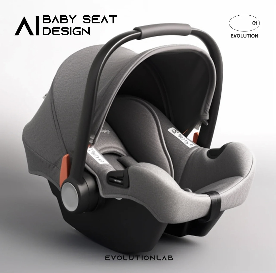 AI赋能工业设计｜婴儿椅（图ZMzM3ODY3NzAw） - 生活用品 - 站酷设计师EvolutionLab原创素材 - 站酷ZCOOL