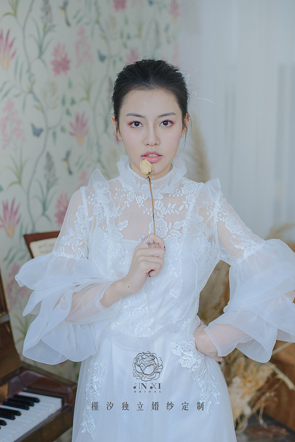 槿夕独立婚纱JINNCY设计单品:翚飞