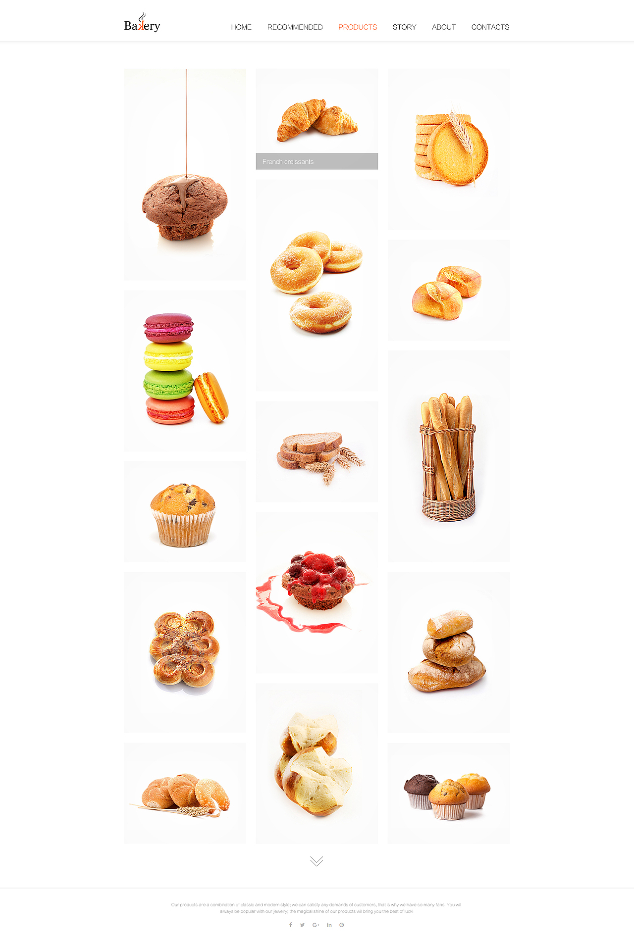 面包页面设计（图ZNTE0NDYyNzI=） - 企业官网 - 站酷设计师小不高兴原创素材 - 站酷ZCOOL