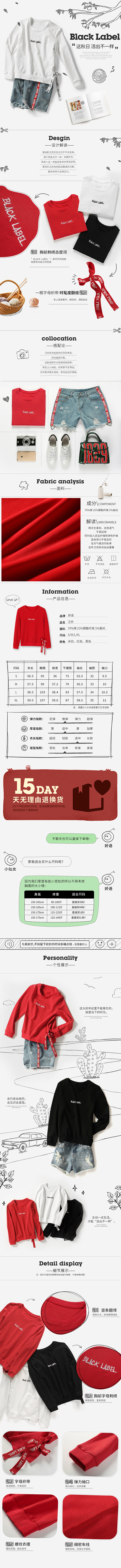 原创:手绘服装详情