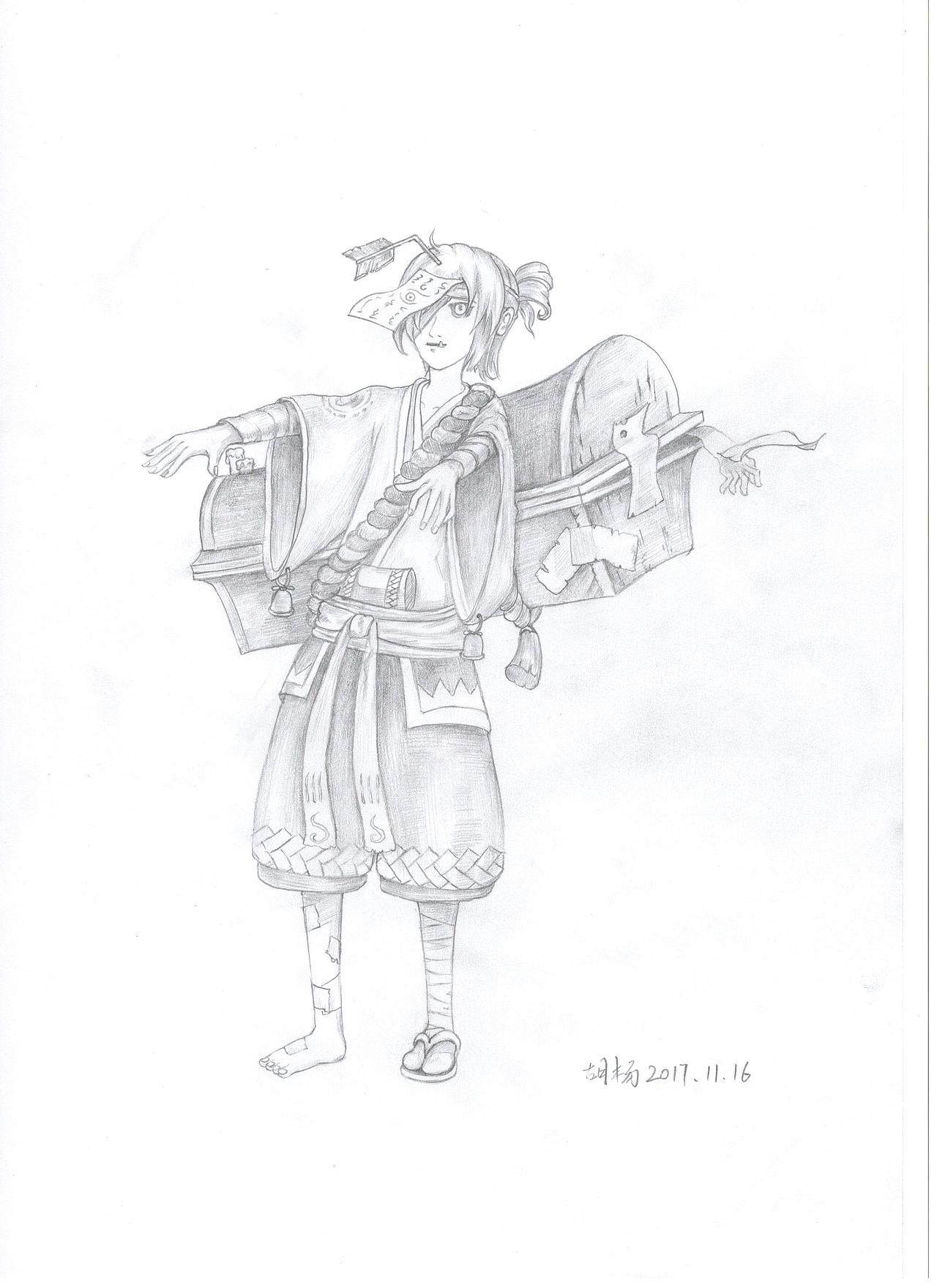 百鬼夜行/手绘（图ZMTAwNzI4NzQw） - 创作习作 - 站酷设计师beard_huxu原创素材 - 站酷ZCOOL