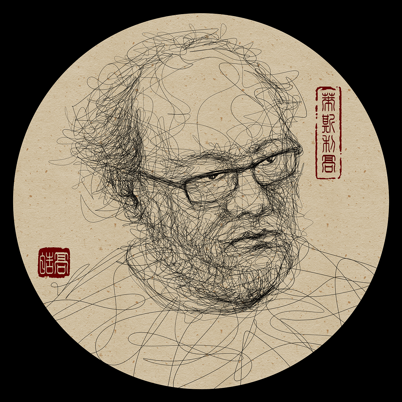 老炮儿（图ZMTgwODk4OTM2） - 艺术插画 - 站酷设计师巴尔坦星人丶原创素材 - 站酷ZCOOL