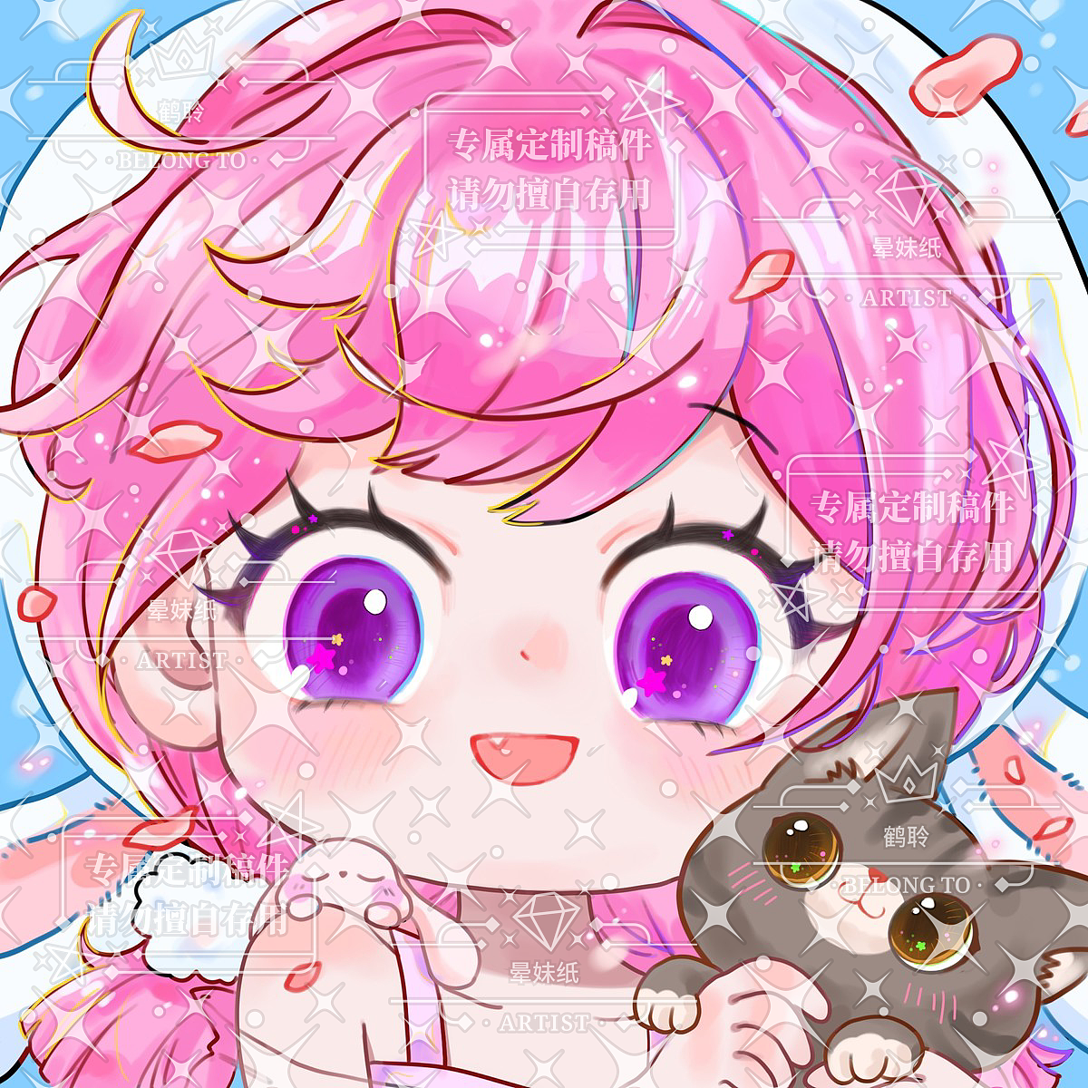 有谁不爱可爱大头呢！（图ZMzczMzM3NTU2） - 商业插画 - 站酷设计师晕妹纸原创素材 - 站酷ZCOOL